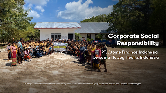 CSR PT. Atome Finance Indonesia bersama Happy Hearts Indonesia