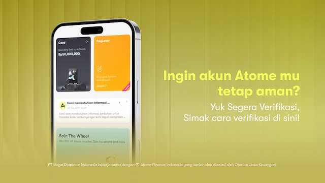 Mau Akun Atome-mu Semakin Aman? Yuk Segera Verifikasi Email Dengan Cara Ini!